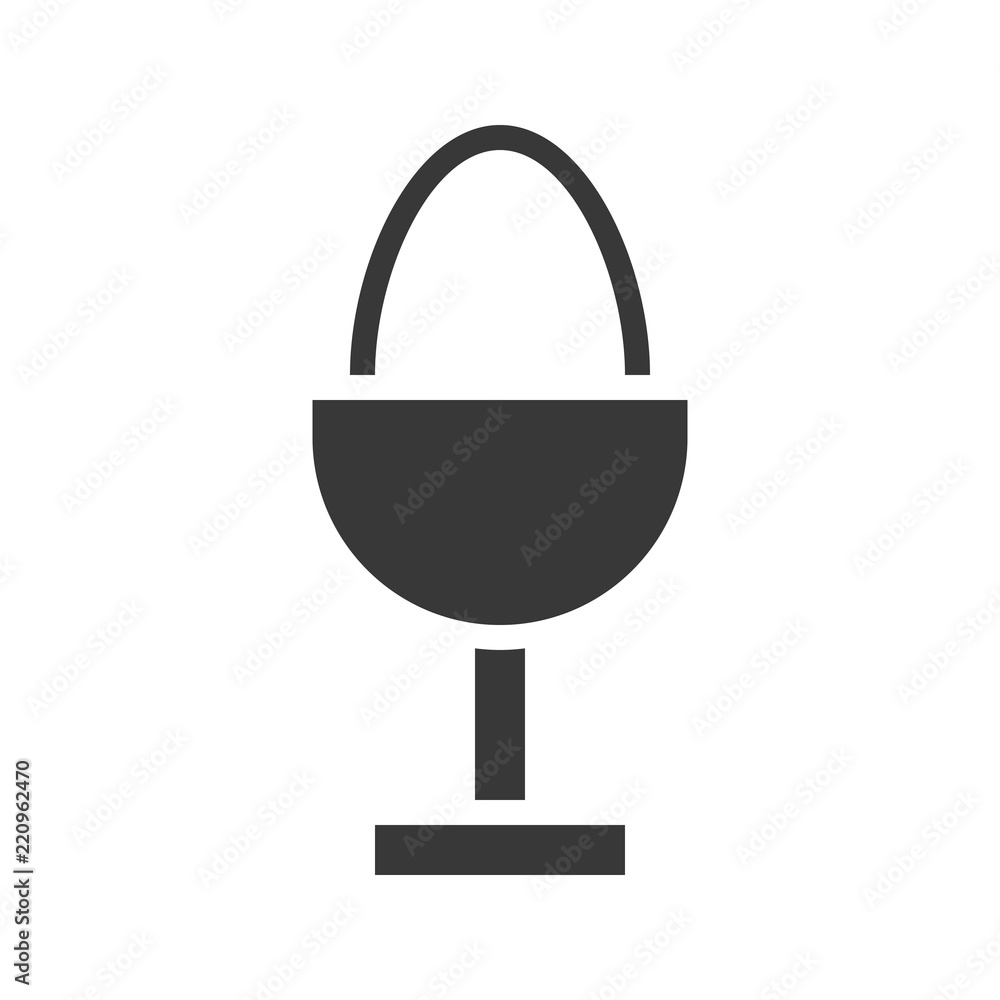 boiled egg, food and beverage set, glyph design icon boiled egg, food and beverage set, glyph design icon