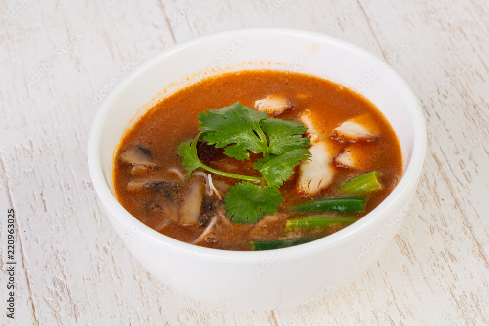 Tom yam soup Tom yam soup