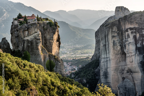 Meteors or Meteora Monastery of the Holy Trinity, Thessaly, Greece