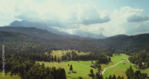 Beautiful alpine landscape around Mittenwald Bavaria Germany photo