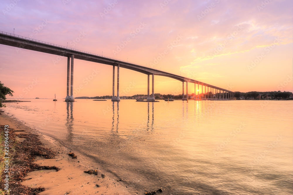 Obraz premium Svendborgsund Bridge, Denmark