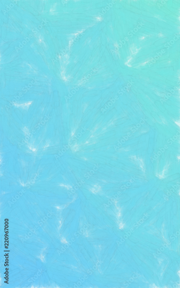 Green and blue Watercolor with large brush strokes    vertical background illustration.