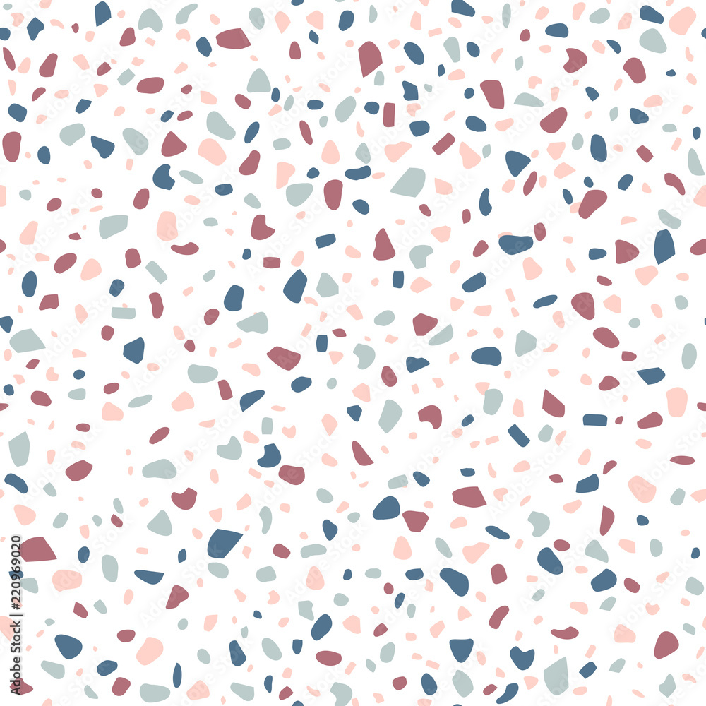 Obraz premium Terrazzo seamless background pattern design. Abstract background