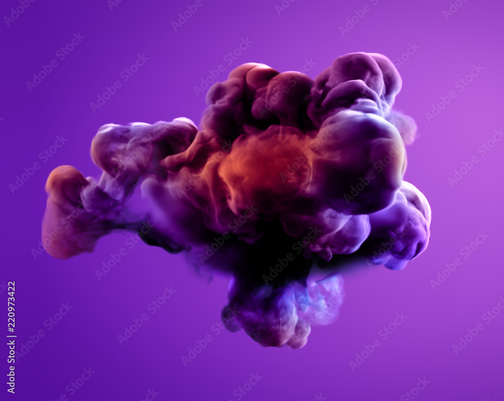 Colorful smoke. 3d illustration, 3d rendering. Colorful smoke. 3d illustration, 3d rendering.