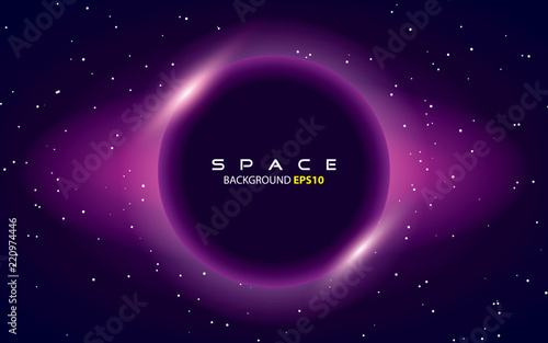 purple light space background