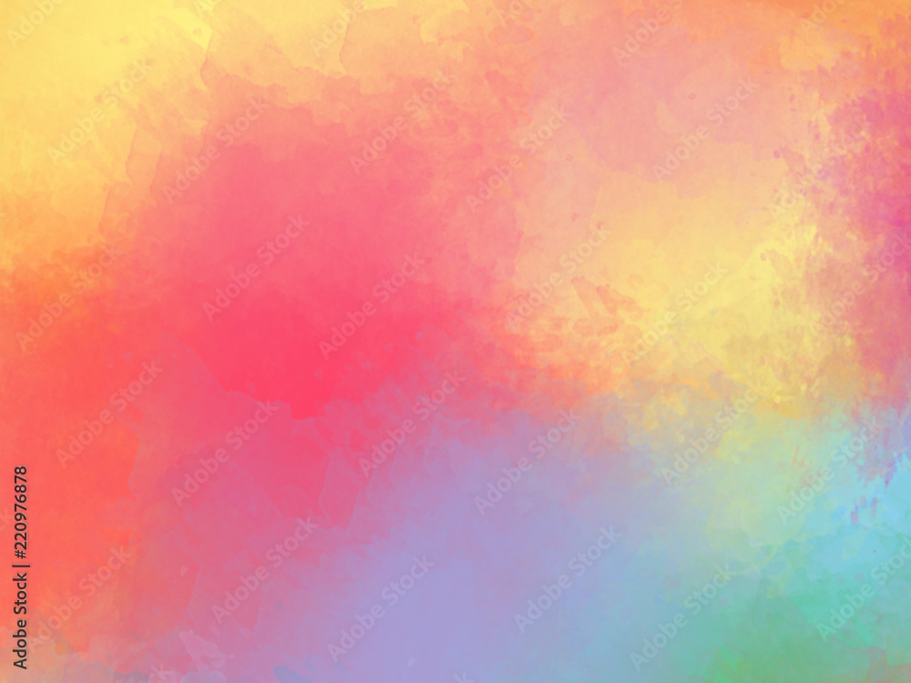 Multicolored watercolor abstract background texture