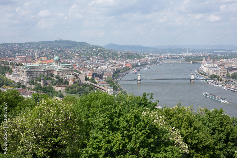 sur les hauteur de Budapest 