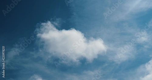 Wallpaper Mural 4k Production Camera 4k DCI perfect cloud in the blue sky slow motion Torontodigital.ca