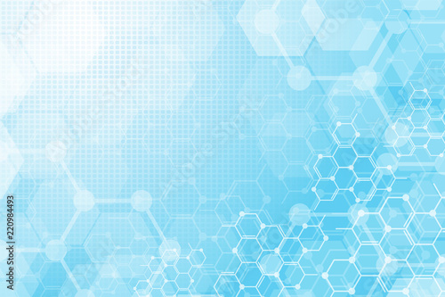 Abstract medical background
