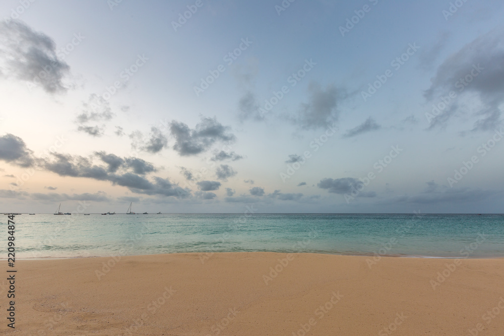 Fototapeta premium Wide gold beach