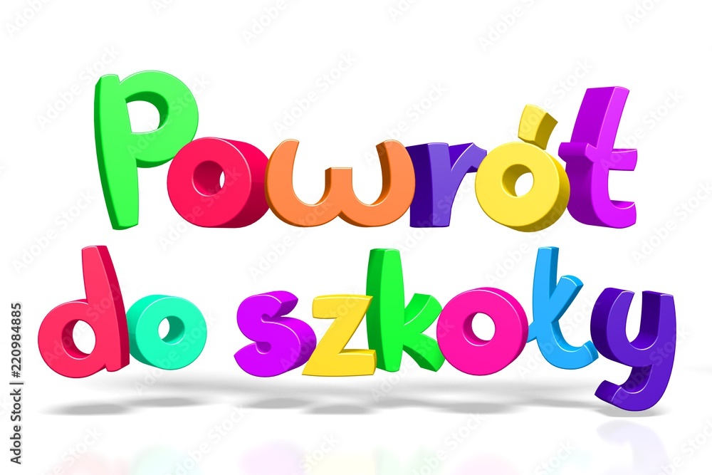 Back to school (English)/ Powrot do szkoly (Polish)