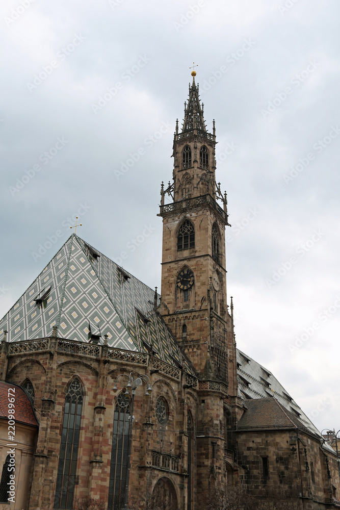 Bolzano BZ Italy the big Dome with high bell Tower