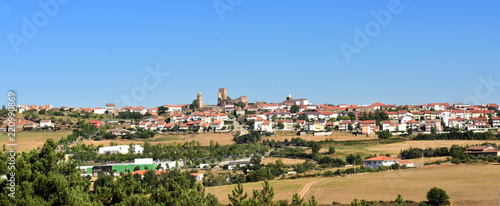 View of the town of Mogadouro, Tras-os-montes, Portugal