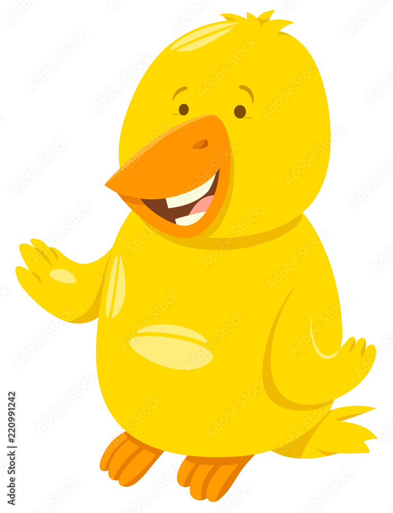 funny canary cartoon animal character funny canary cartoon animal character