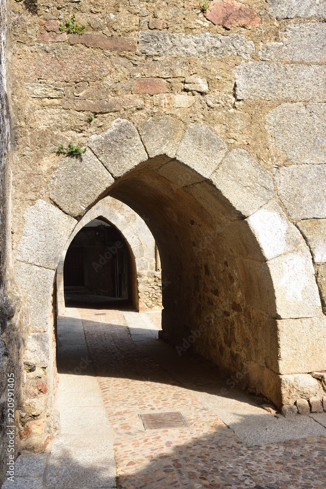 arch Miranda del Castanar; Sierra de Francia Nature Reserve; Salamanca province; Castilla Leon; Spain