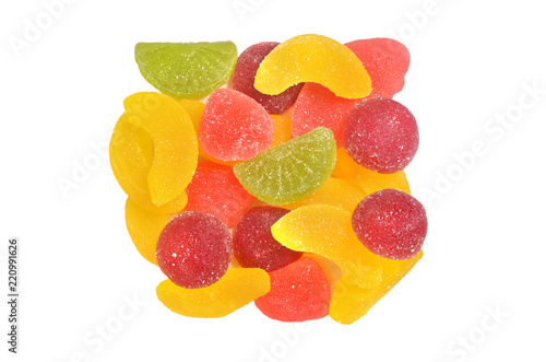 fruit colored marmalade