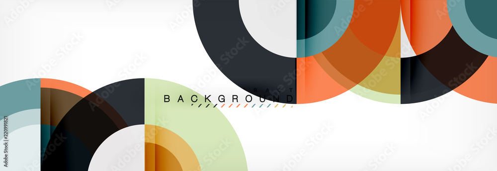 Vector circle abstract background Vector circle abstract background