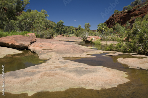 Wasserlauf im Palm Valley Outback Australien