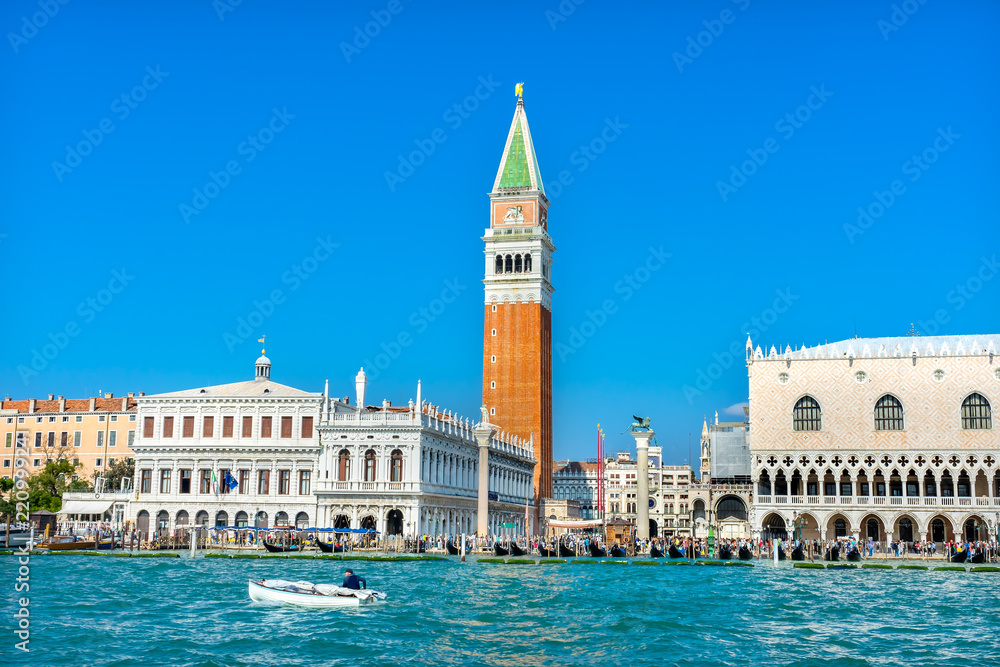 Campanile Saint Mark's Square Doge Palace Grand Canal Venice Ita