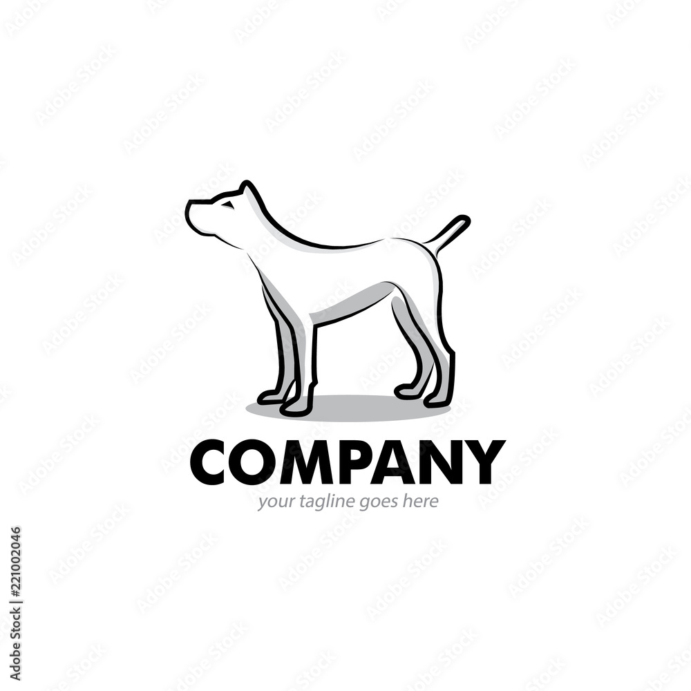simple dog logo