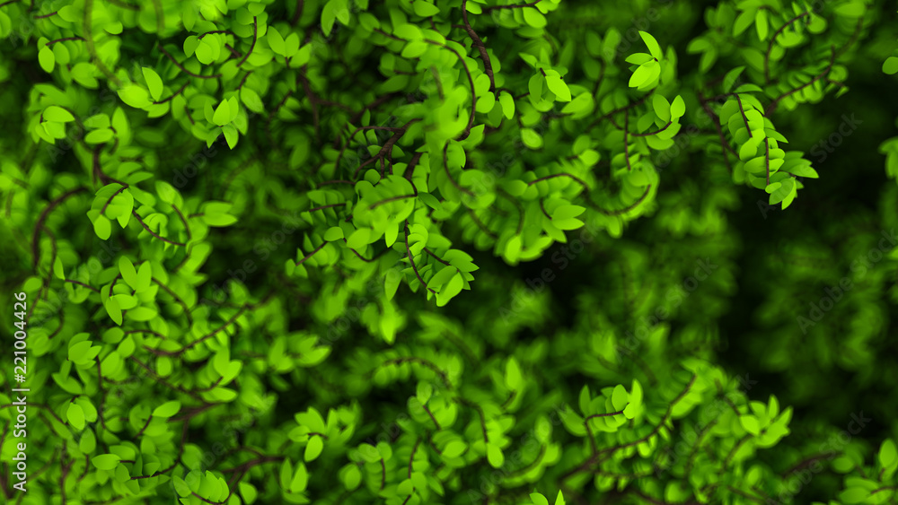 Beautiful summer background with leaves. 3d illustration, 3d rendering. Beautiful summer background with leaves. 3d illustration, 3d rendering.