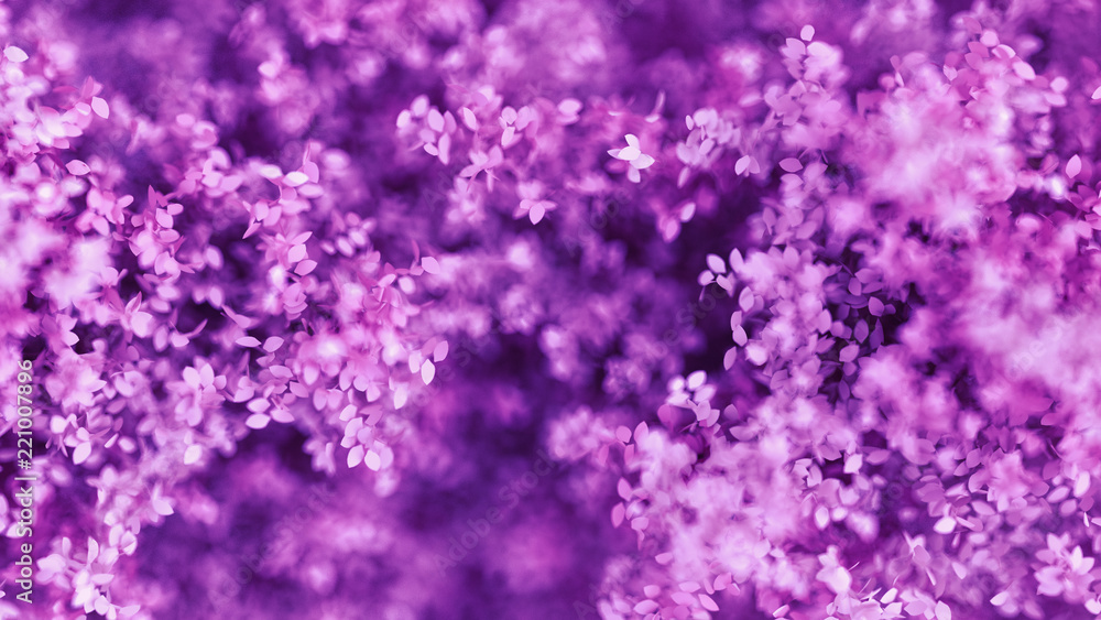 Beautiful purple background with leaves, season of the year. 3d illustration, 3d rendering. Beautiful purple background with leaves, season of the year. 3d illustration, 3d rendering.