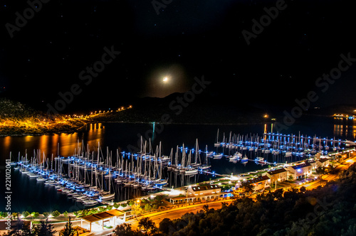 Night in Antalya Kaş