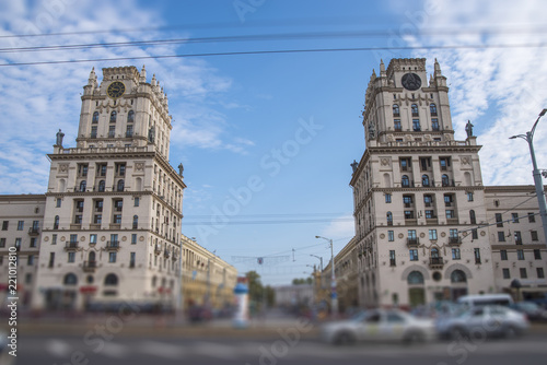 Minsk gate to the city.