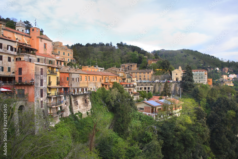 View of Nemi. Lazio region. Italy