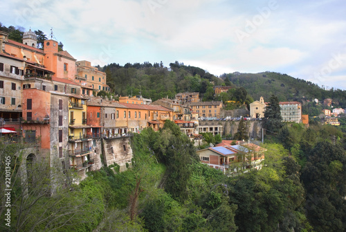 View of Nemi. Lazio region. Italy