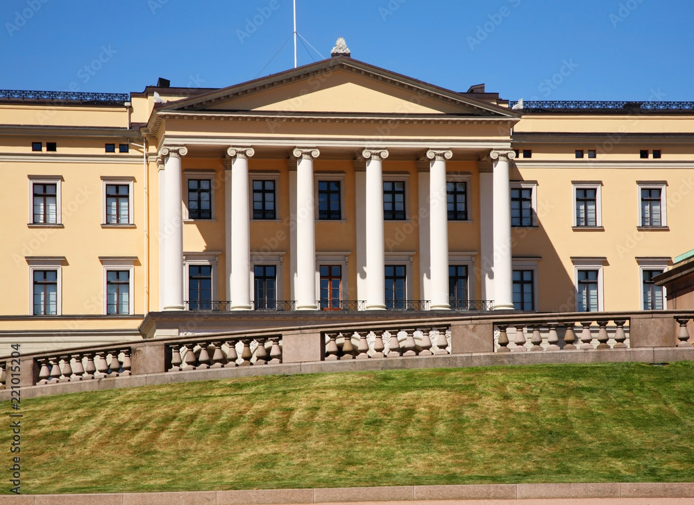 Royal Palace in Oslo. Norway