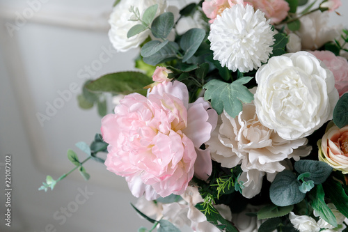 Decoration artificial flower arrangement modern bouquet wedding