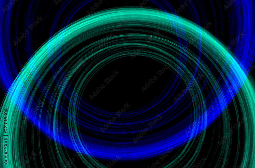 background of colorful abstract figures, led or neon