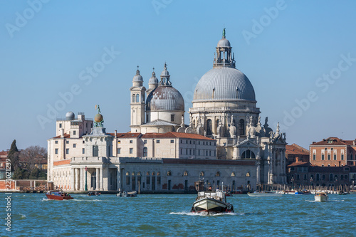 Santa Maria della Salute waterfront day view in Venice, Italy © Mazur Travel
