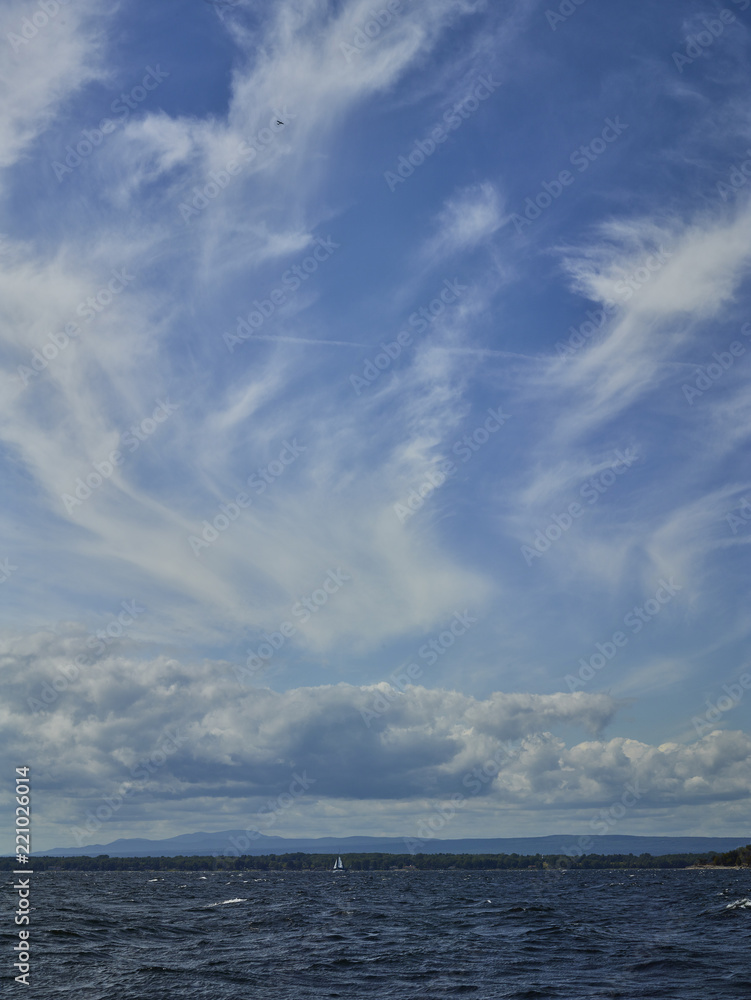 Sailboat and clouds 021 Sailboat and clouds 021