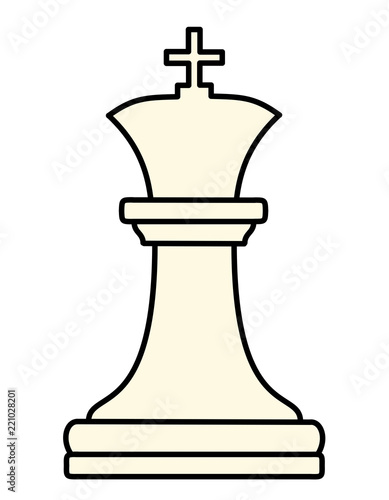 チェスの駒 キング 白 Stock イラスト Adobe Stock