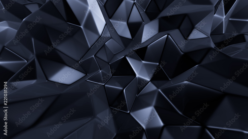 Blue crystal background with triangles. 3d illustration, 3d rendering. Blue crystal background with triangles. 3d illustration, 3d rendering.