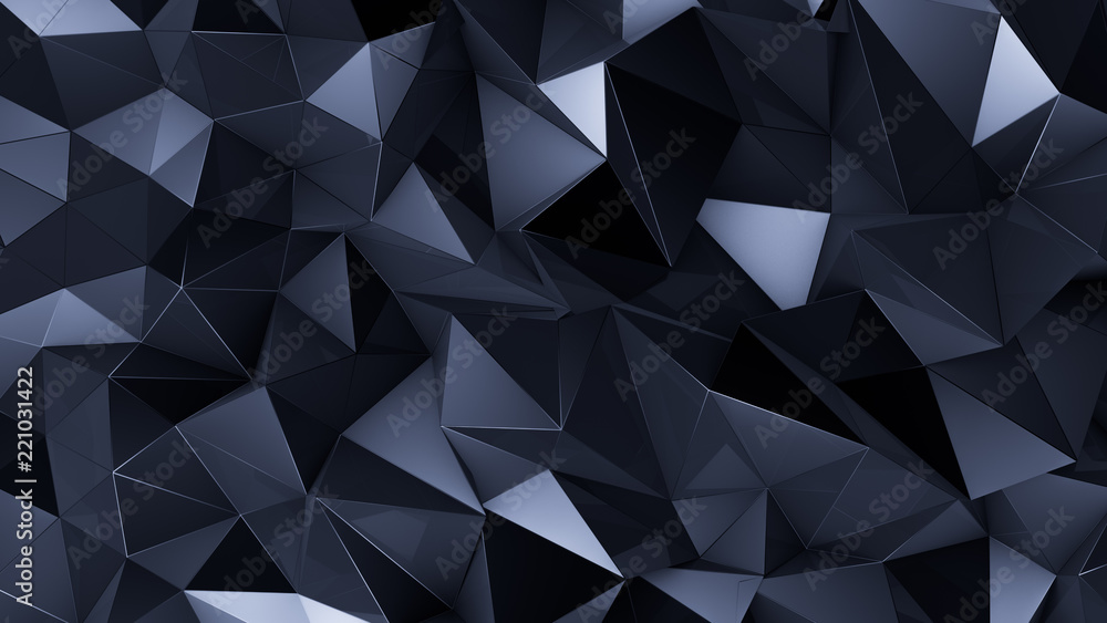 Blue crystal background with triangles. 3d illustration, 3d rendering. Blue crystal background with triangles. 3d illustration, 3d rendering.