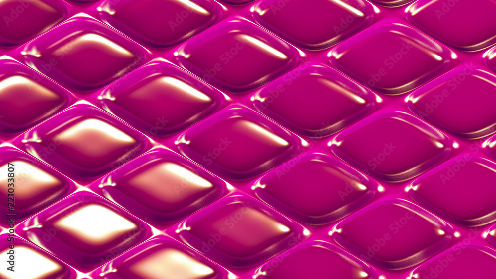 Pink geometric background with relief. 3d illustration, 3d rendering. Pink geometric background with relief. 3d illustration, 3d rendering.
