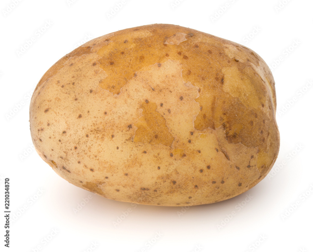 new potato tuber isolated on white background cutout new potato tuber isolated on white background cutout