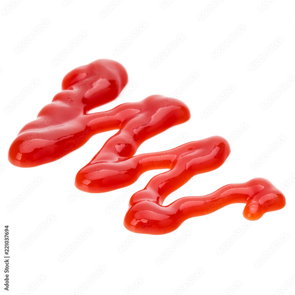 Tomato sauce, ketchup isolated on white background Tomato sauce, ketchup isolated on white background