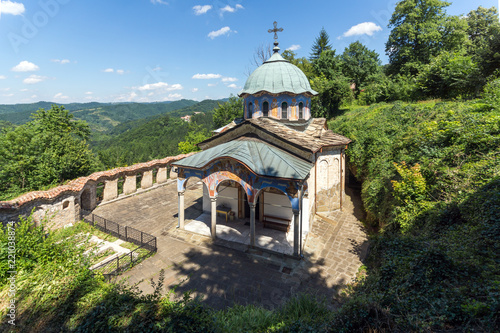 Cuadro en lienzo Nineteenth century buildings in Sokolski Monastery Holy Mother's Assumption, Gab