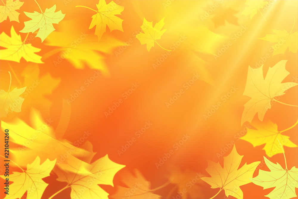 Autumn abstract background. Fall maple leaves. Flying foliage Autumn abstract background. Fall maple leaves. Flying foliage