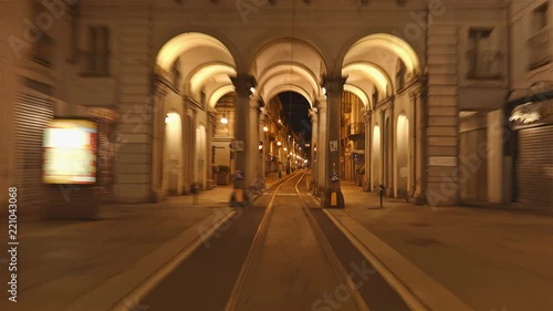 Via Roma, a street in the center of Turin - Italy