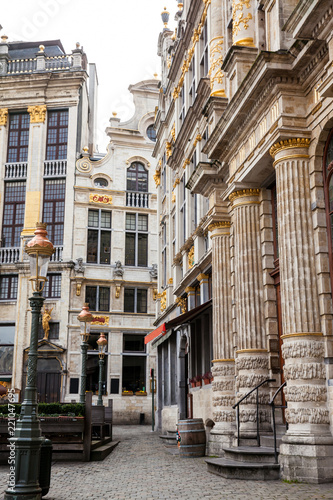 Historical guild houses at the Grand Place in Brussels