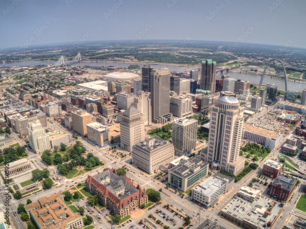 Saint Louis is a City and Urban Center is Missouri with the Iconic Arch