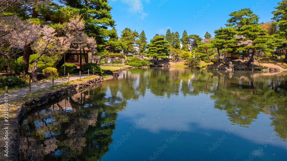 Oyakuen medicinal herb garden in Aizuwakamatsu, japan