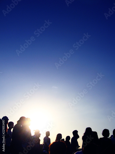 People in Sunset