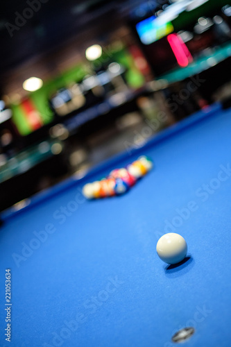 Canvas Print Pool Table