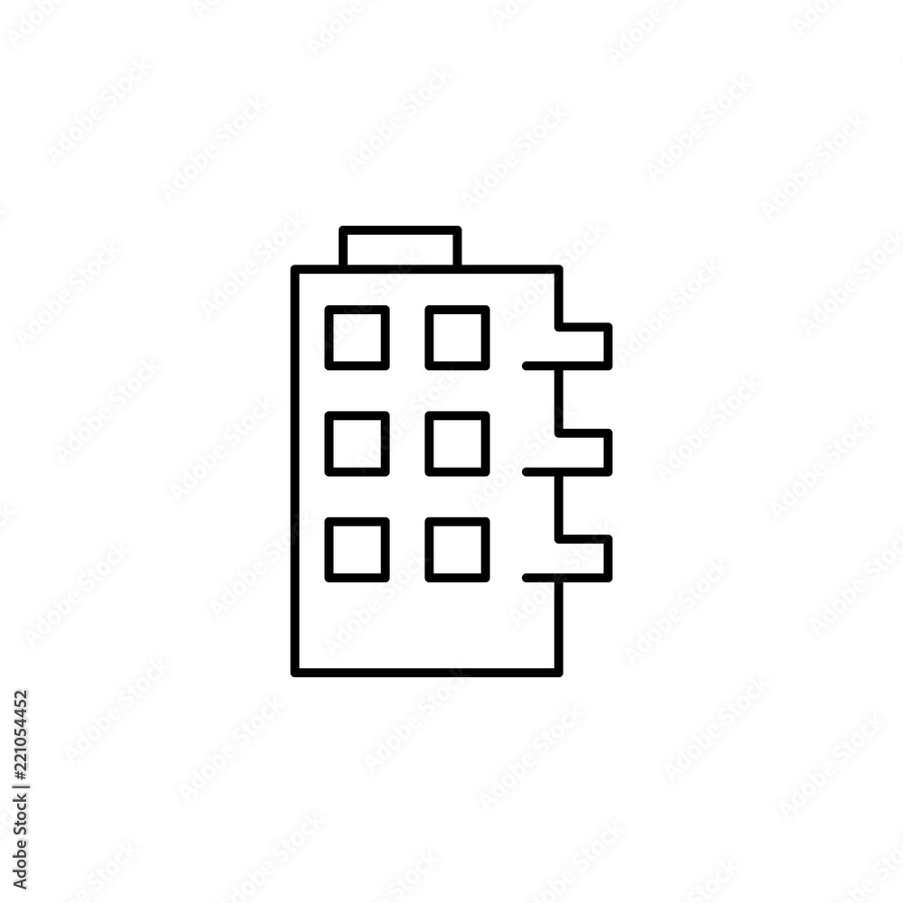 castle icon. Element of building and landmark outline icon for mobile concept and web apps. Thin line castle icon can be used for web and mobile castle icon. Element of building and landmark outline icon for mobile concept and web apps. Thin line castle icon can be used for web and mobile